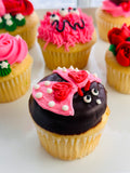 Valentine Themed Cupcakes Six-Pack