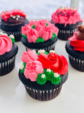 Valentine Themed Cupcakes Six-Pack