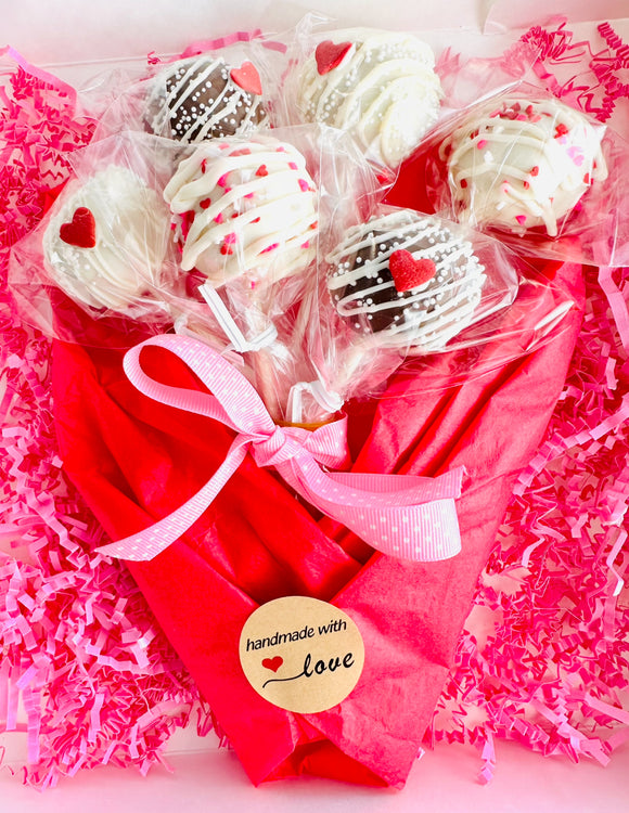 Valentine Cake Pop Bouquet ❤️