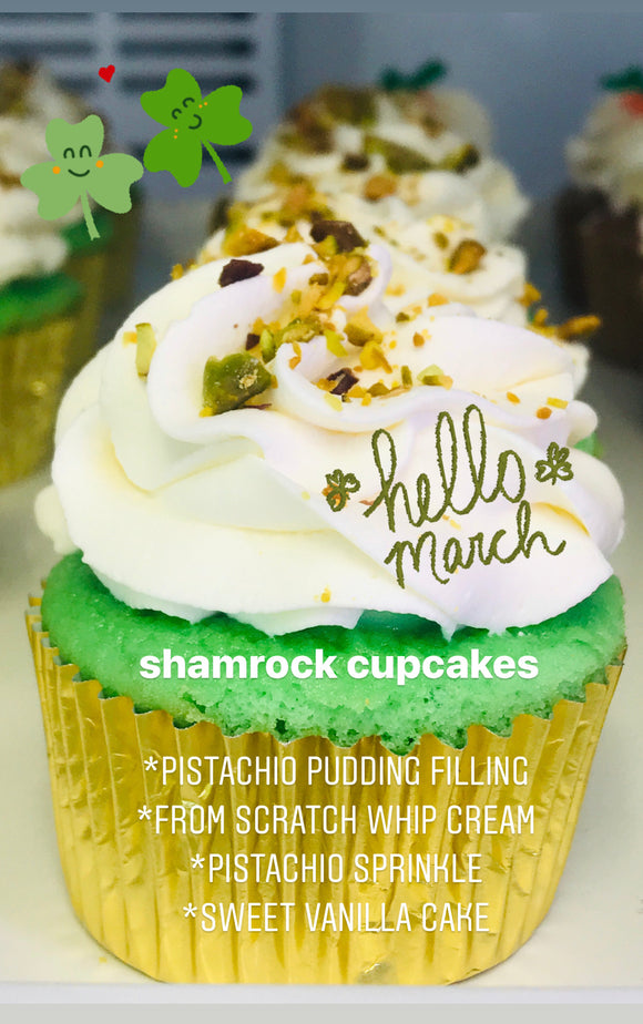 Shamrock Cupcake - 6 pack