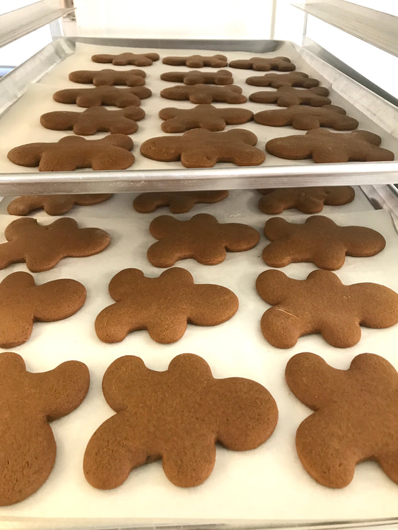Undecorated Gingerbread Men - 12 cookies